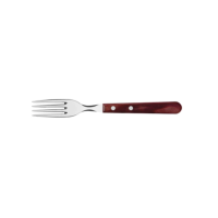 Garfo Jumbo Tramontina Churrasco Aço Inox Cabo Vermelho