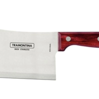 Cutelo Em Aço Inox Tramontina Polywood 6" Com Cabo Vermelho