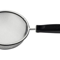 Peneira Tramontina Utilitá Em Nylon Com Cabo Preto 17cm