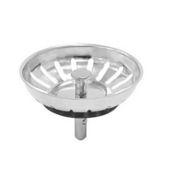 Tampa De Válvula Tramontina Luxo 4 1/2" Em Inox Polido E Polipropileno Para Pias E Cubas