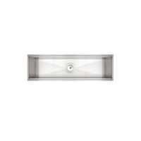 Canal Organizador Em Inox Tramontina Para Sobrepor Com Acabamento Acetinado 60x18 Cm
