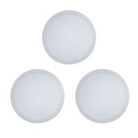 Kit 3 Painéis Plafon LED de Sobrepor 29,4 cm Modaza Redondo 24W, Branco 6500K