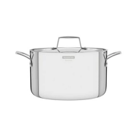 Caçarola Funda Tramontina Grano 20cm Em Inox Com Corpo Triplo