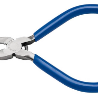 Alicate Com Corte Diagonal 4" Tramontina Basic Aço Especial Com Empunhadura Em PVC Azul