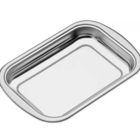 Assadeira Retangular Tramontina Cosmos 39cm Em Aço Inox