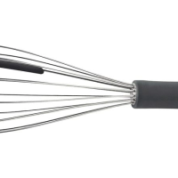 Batedor Manual Tramontina Moldê Cinza Em Inox 31cm