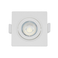 Spot LED Modaza Quadrada de Embutir 5W 6500K, Branco