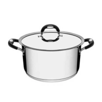 Caçarola Funda Tramontina Duo Silicone 16cm Em Aço Inox