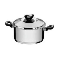 Caçarola Funda Tramontina Solar Baquelite Aço Inox 16cm