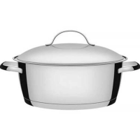 Caçarola Rasa 22cm Tramontina Allegra Em Aço Inox