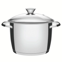 Caldeirão Tramontina Allegra Aço Inox E Tampa De Vidro 20cm