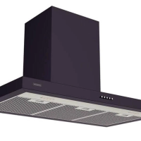 Coifa De Parede Tramontina Dritta Wall Black 220 V 90cm Aço Inox Com Pintura Preta