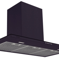 Coifa Tramontina Slim Wall Aço Inox Com Acabamento Black Steel 90cm 220 V