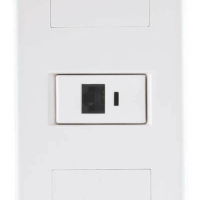 Conjunto 4x2 1 Tomada Telefone RJ11 Tramontina Tablet Branco