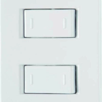Conjunto 4x2 2 Interruptores Paralelos Tramontina Liz 10 A 250 V Branco
