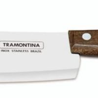 Cutelo Tramontina 6" Tradicional Aço Inox Com Cabo De Madeira Natural