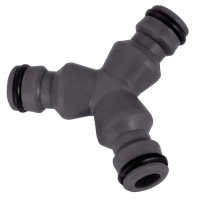 Derivação Y 3 Engates Rápidos Tramontina Para Mangueiras 1/2" 5/8" 3/4"