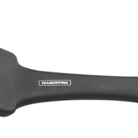 Escova Tramontina Churrasco Com Cerdas Em Aço Inox E Cabo De Polipropileno Preto 21,6cm