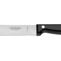 Faca De Cozinha Tramontina Ultracorte 6" Em Aço Inox Preta