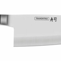 Faca Deba Tramontina Sushi Gold Com Lâmina Em Aço Inox E Cabo De Policarbonato Com Fibra De Vidro 8"
