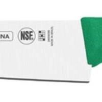 Faca Para Carne Tramontina Profissional Com Lâmina De Aço Inox E Cabo De Polipropileno Verde Com Proteção Antimicrobiana 10"