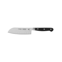 Faca Santoku Tramontina Century Com Lâmina Em Aço Inox E Cabo Em Policarbonato Preto E Fibra De Vidro 5"