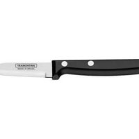Faca Para Legumes E Frutas Tramontina Ultracorte 3" Inox Preta