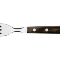 Garfo Jumbo Tramontina Aço Inox Polywood Castanho