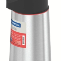 Garrafa Térmica Tramontina Exata Em Inox Com Ampola De Vidro 1,8 Litros