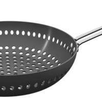 Grelha Wok Furada Tramontina Alumínio Anodizado 26cm