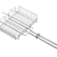 Grelha Multiuso Tramontina Churrasco 70,2x31,5cm Em Aço Inox