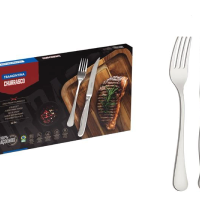 Jogo Para Churrasco Tramontina Zurique Em Inox Facas Jumbo 12 Peças