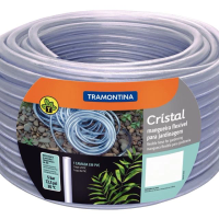 Mangueira Cristal Tramontina Em PVC 1 Camada 200m