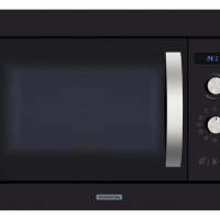 Micro-ondas De Embutir Tramontina Glass Cook Preto 25 Litros