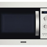 Micro-ondas De Embutir Tramontina Aço Inox Com Acabamento Acetinado 25 Litros