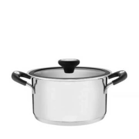 Caçarola Funda Tramontina Solar Silicone 16cm Em Aço Inox