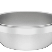 Pote Tramontina Freezinox Redondo Em Inox Com Acabamento Fosco Sem Tampa 4,2 Litros