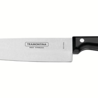 Faca Chefe Tramontina Ultracorte 8" Inox Preta