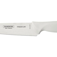 Faca Utility Tramontina Premium Com Lâmina Em Aço Inox E Cabo De Polipropileno Branco 6"