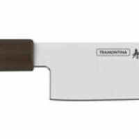 Faca Nakiri Tramontina Sushi Silver Com Lâmina Em Inox E Cabo De Nylon 7"
