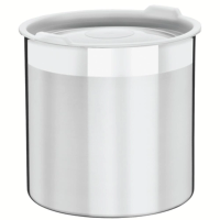 Pote Tramontina Cucina Em Aço Inox Para Mantimentos Com Tampa 18,5cm 5,2 Litros