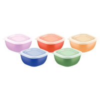 Pote Em Polipropileno Com Tampa Transparente 300 Ml Cores Diversas Mixcolor Tramontina