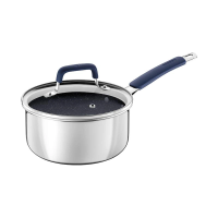 Panela Tramontina Romagna Aço Inox E Alumínio 18cm Com Revestimento Cerâmico Black Stone