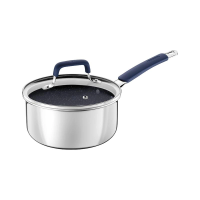 Panela Tramontina Romagna Aço Inox E Alumínio 16cm Com Revestimento Cerâmico Black Stone