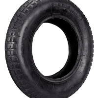 Pneu Para Carrinho De Mão Tramontina Em Borracha 3.25/8"