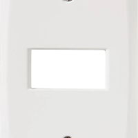 Placa Tramontina Horizontal 1 Posto 4x2 Lux² Branca