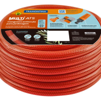 Mangueira Antitorção Multi ATS 1/2" Tramontina Em PVC 3 Camadas 30m Com Engates Rápidos E Esguicho