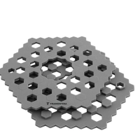 Descanso De Panelas Tramontina Em Silicone Hexagonal Vivace 18cm 2 Peças