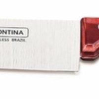 Faca Chef Tramontina Polywood 7" Aço Inox Vermelho