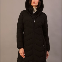 Jaqueta Feminina Alongada Matelassê Calvin Klein Jeans - Preto Jaqueta Feminina Alongada Matelassê Calvin Klein Jeans Preto Gg